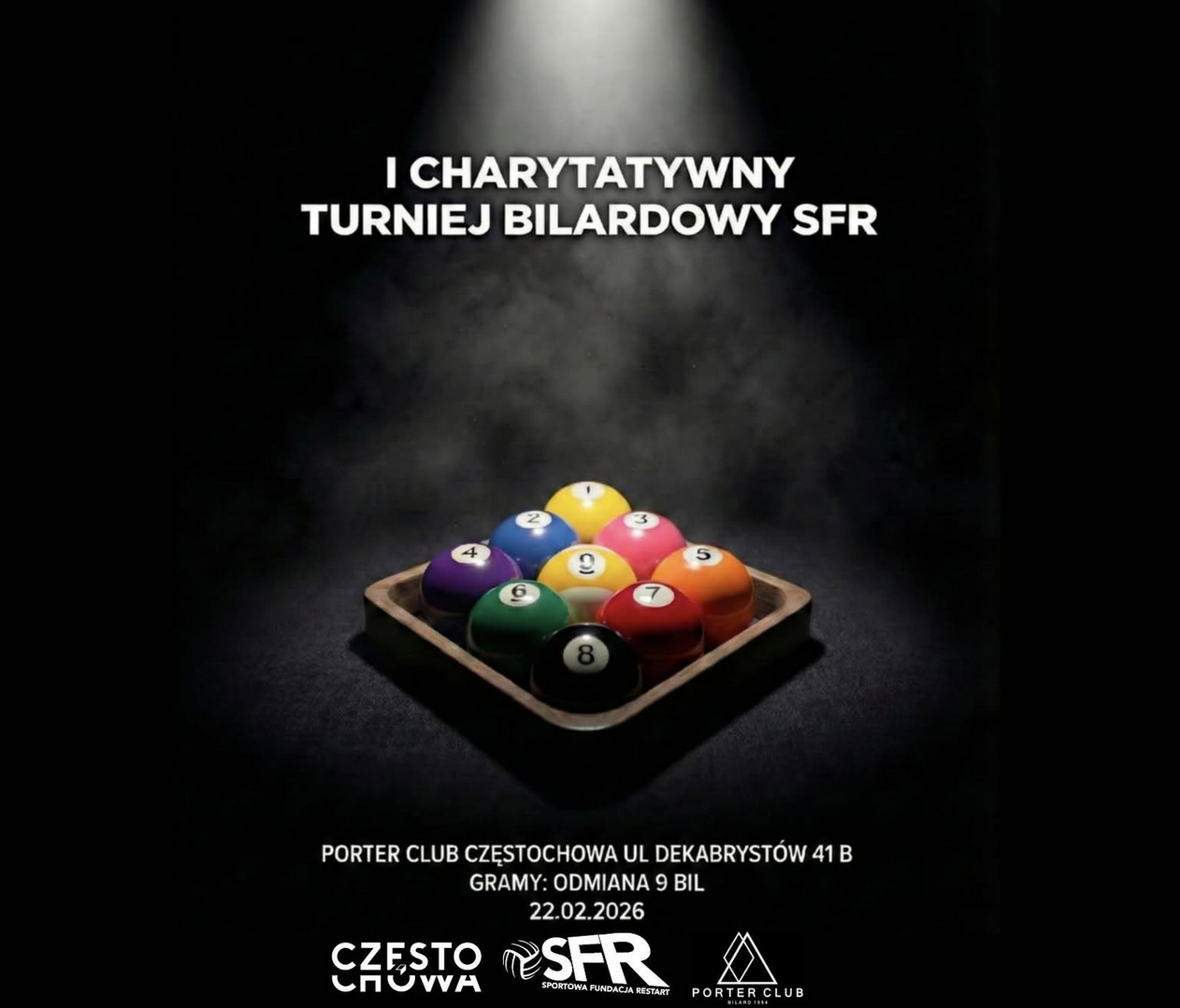 I Charytatywny Turniej Bilardowy SFR